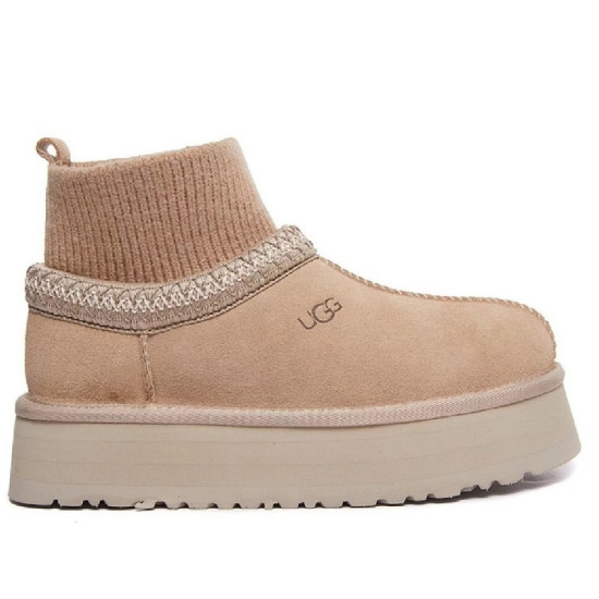 UGG Tazz Platform Knit - Sand