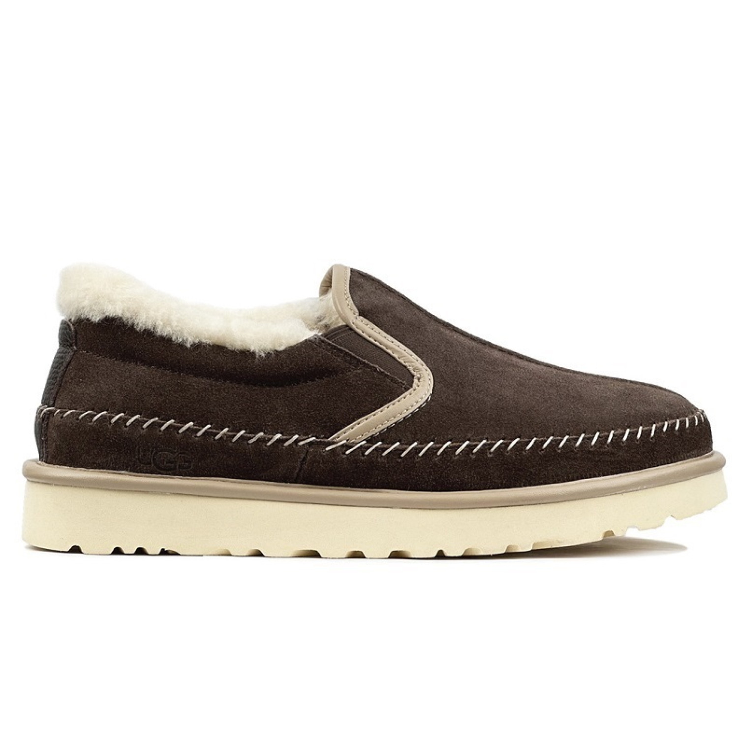 UGG Mens Stitch Slip On - Chocolate