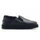 UGG Stitch Slip On Leather - Black