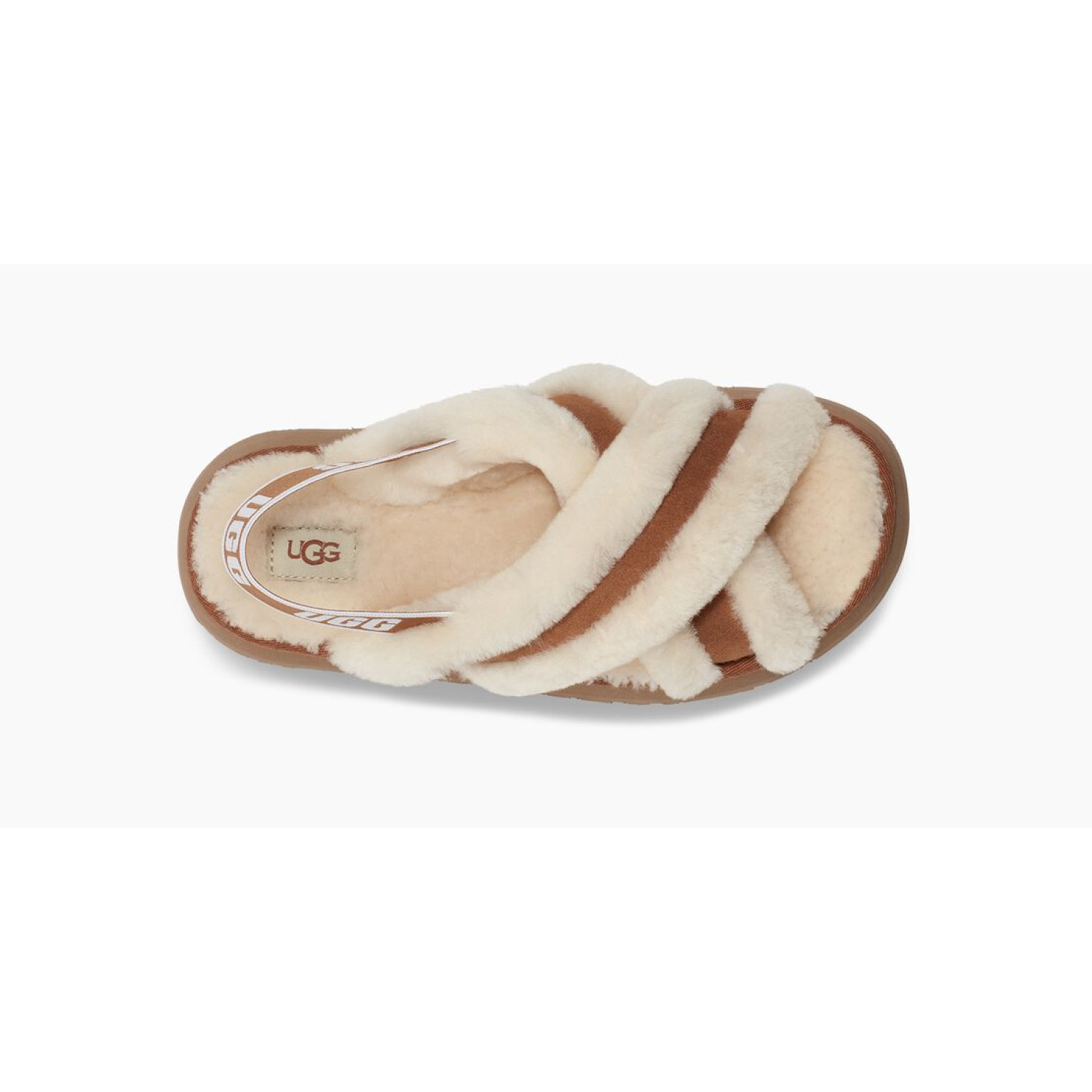 UGG Disco Cross Slide - Chestnut