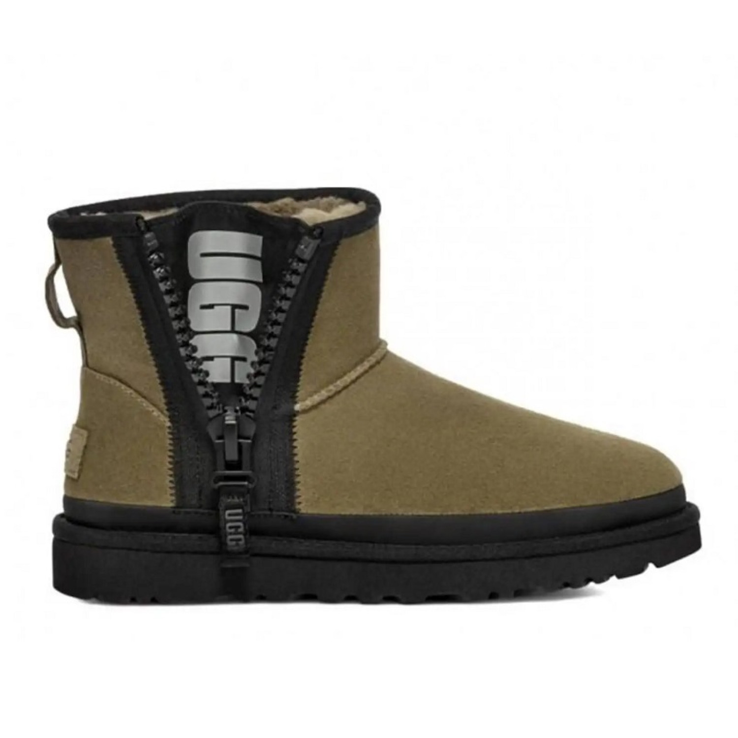 UGG Mini Zipper Tape Logo - Burnt Olive