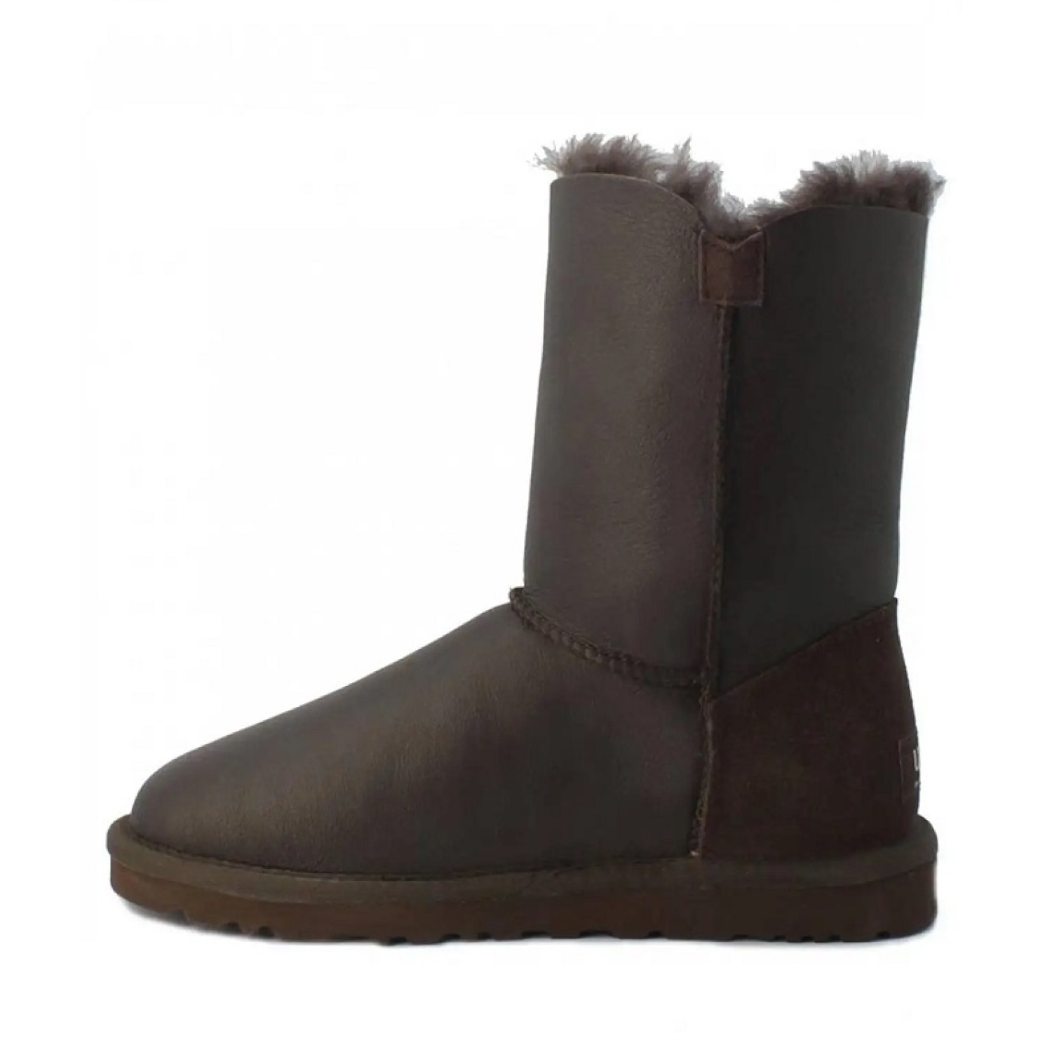 UGG Bailey Button Metallic - Chocolate