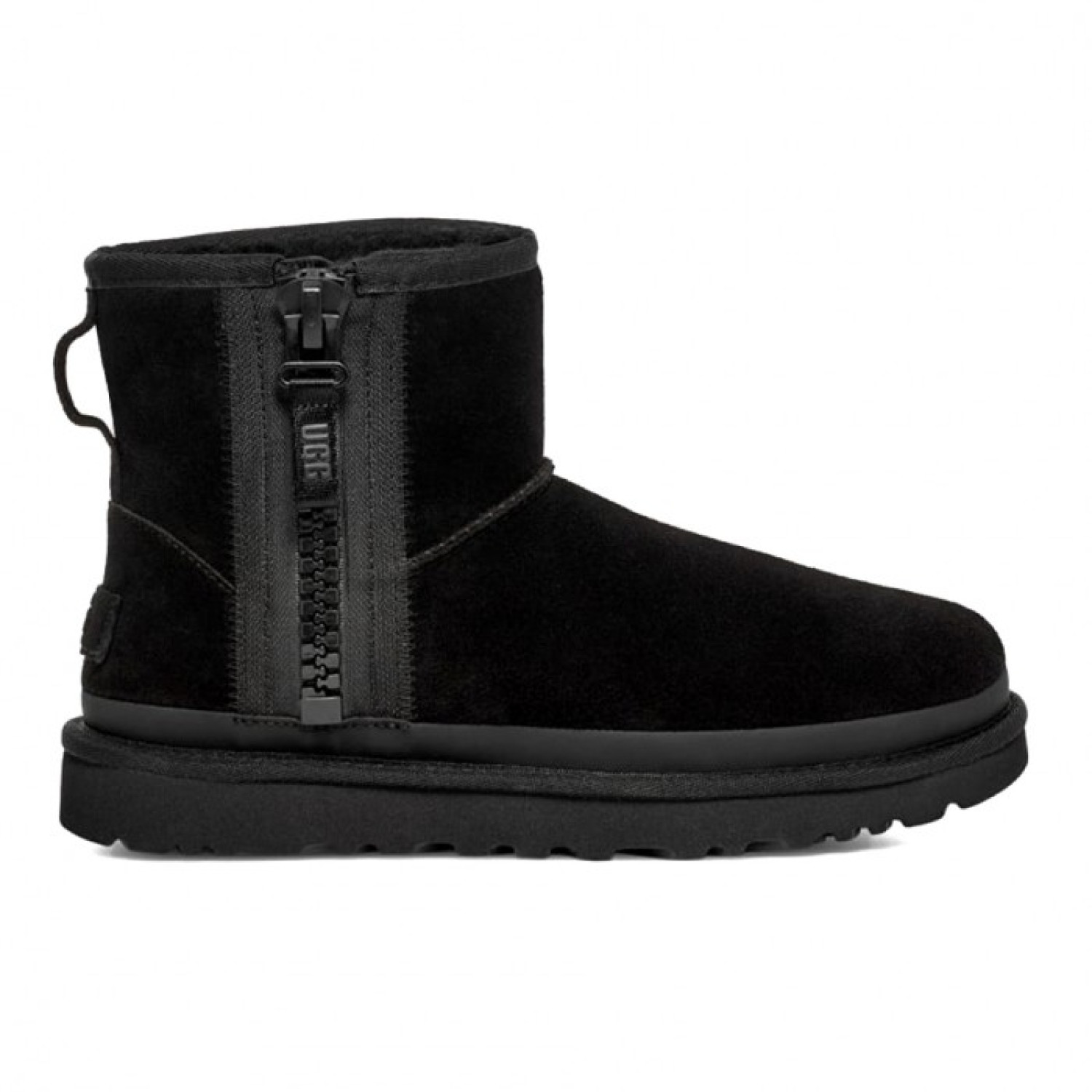 UGG Mini Zipper Tape Logo - Black