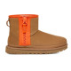 UGG Mini Zipper Tape Logo - Chestnut