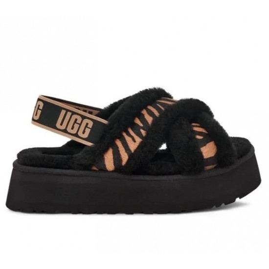 UGG Disco Cross Slide - Tiger Print