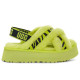 UGG Disco Cross Slide Animalia - Lime