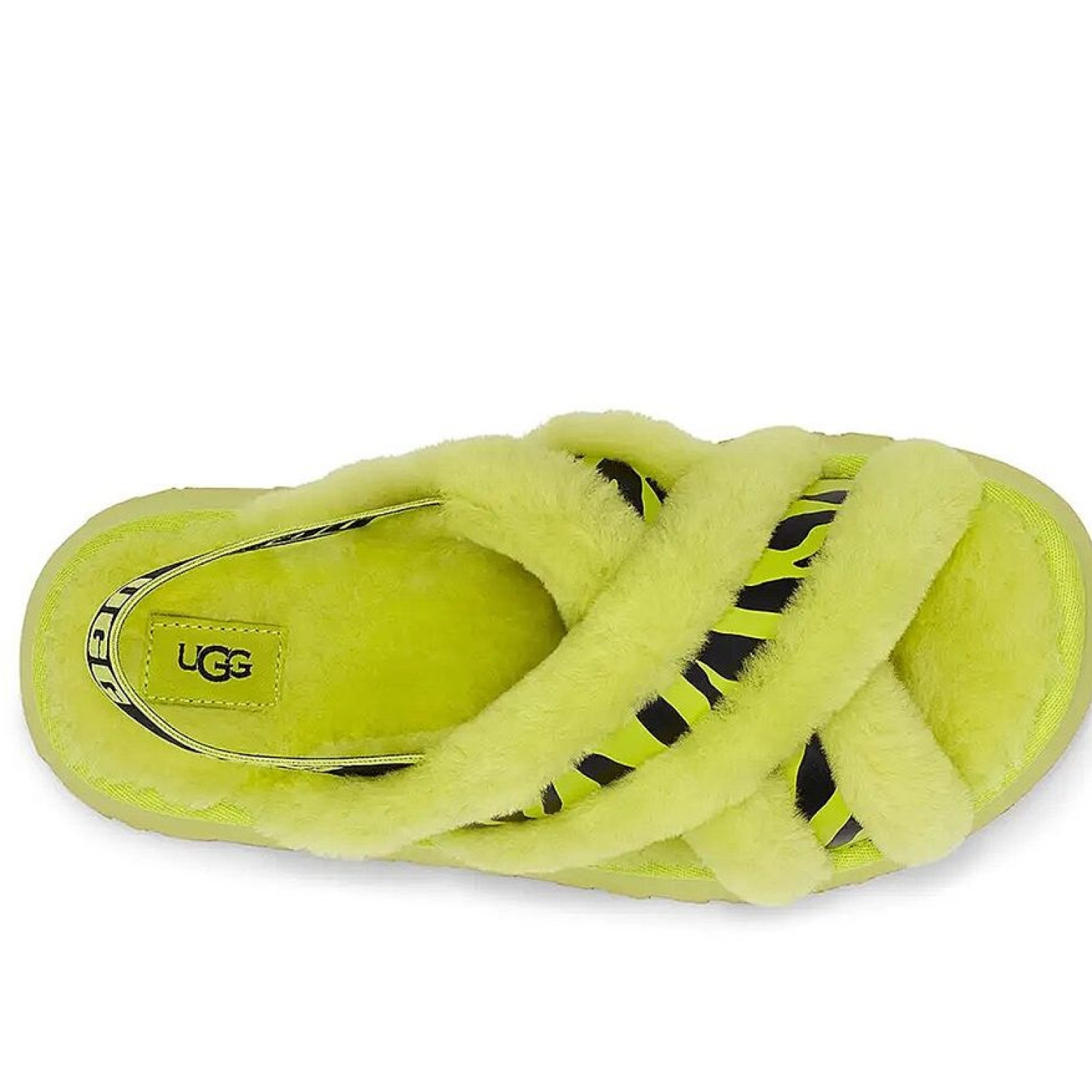 UGG Disco Cross Slide Animalia - Lime