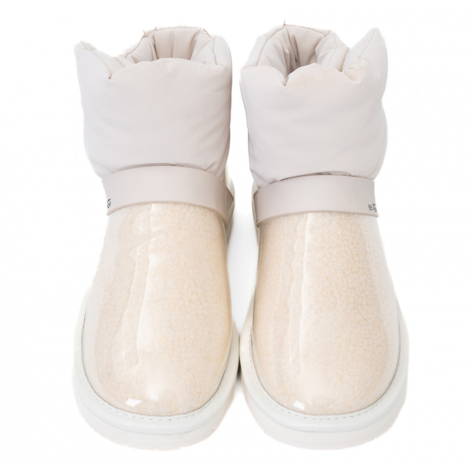 UGG Clear Quilty Boots Mini - White