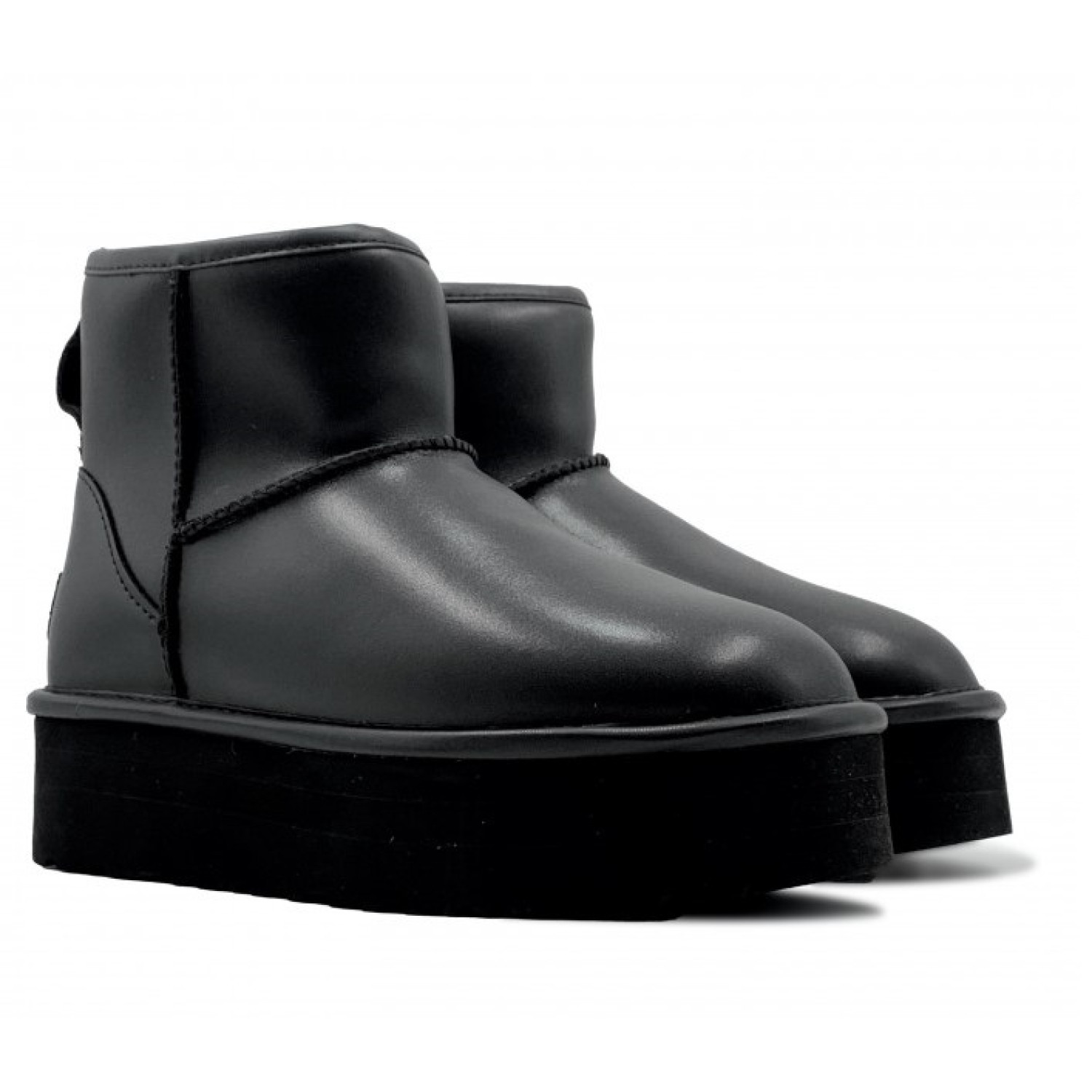 UGG Мини Platform - Leather Black