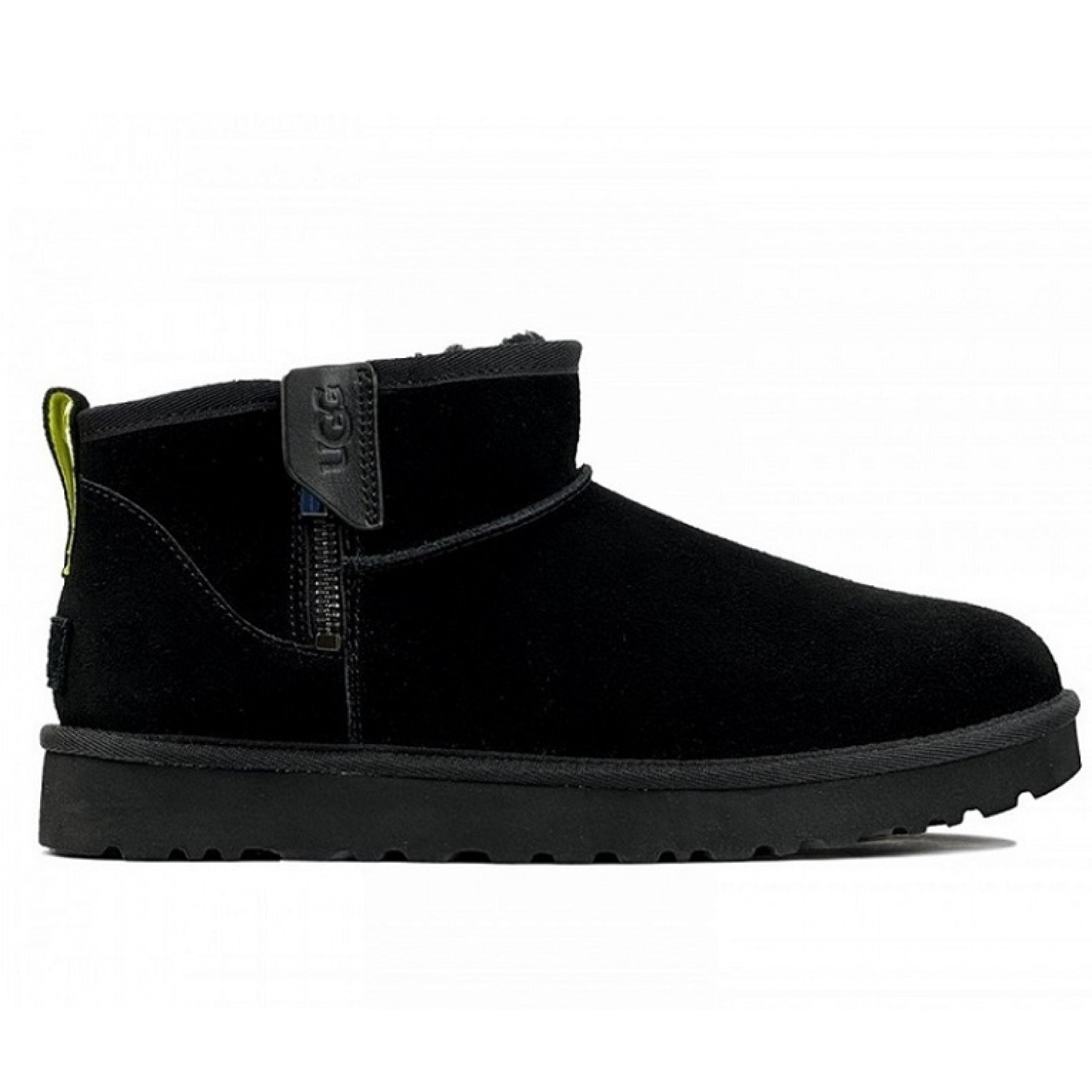 UGG Classic Ultra Mini Zip - Black