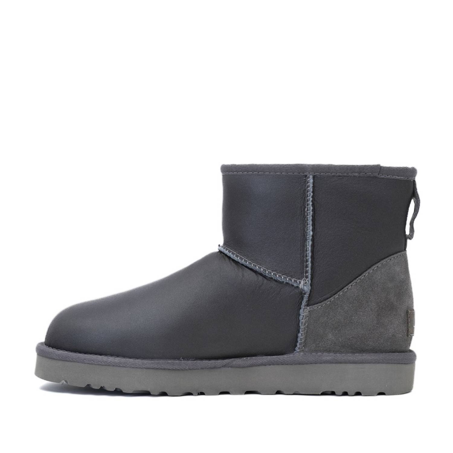 UGG Mens Classic Mini Leather - Grey