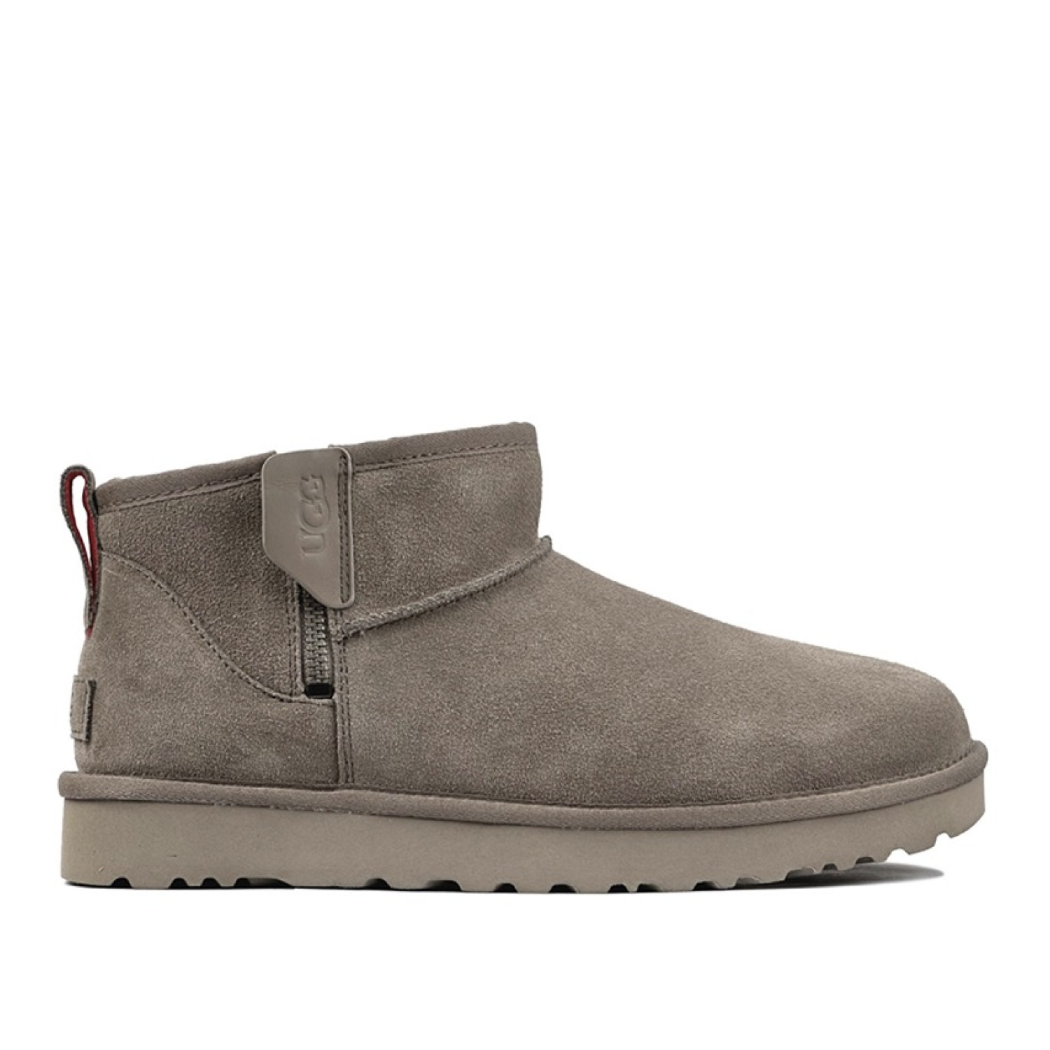 UGG Mens Classic Ultra Mini Zip Boot - Smoke