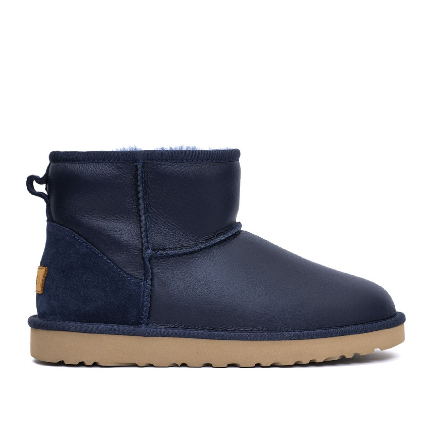 UGG Mens Classic Mini Leather - Navy