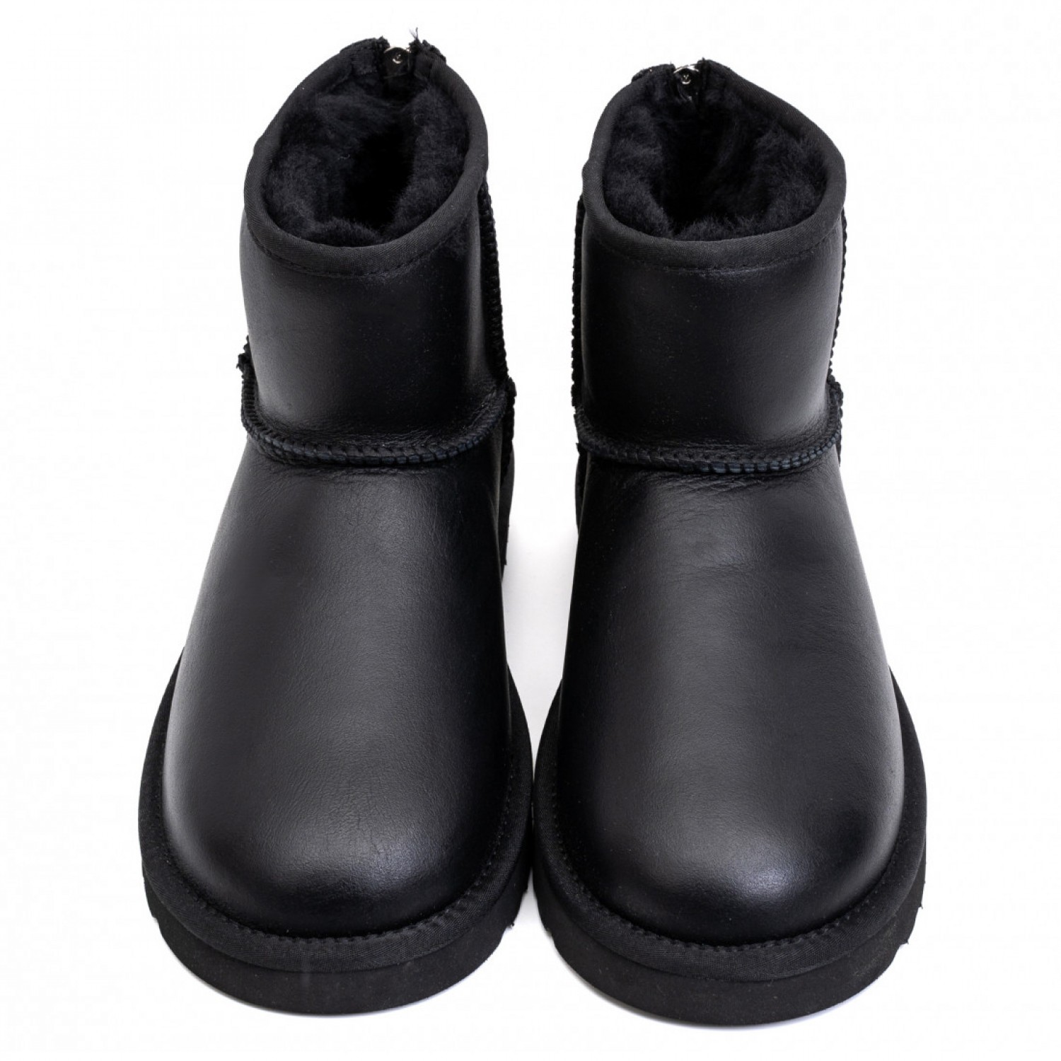 UGG Classic Mini Zip Metallic - Black