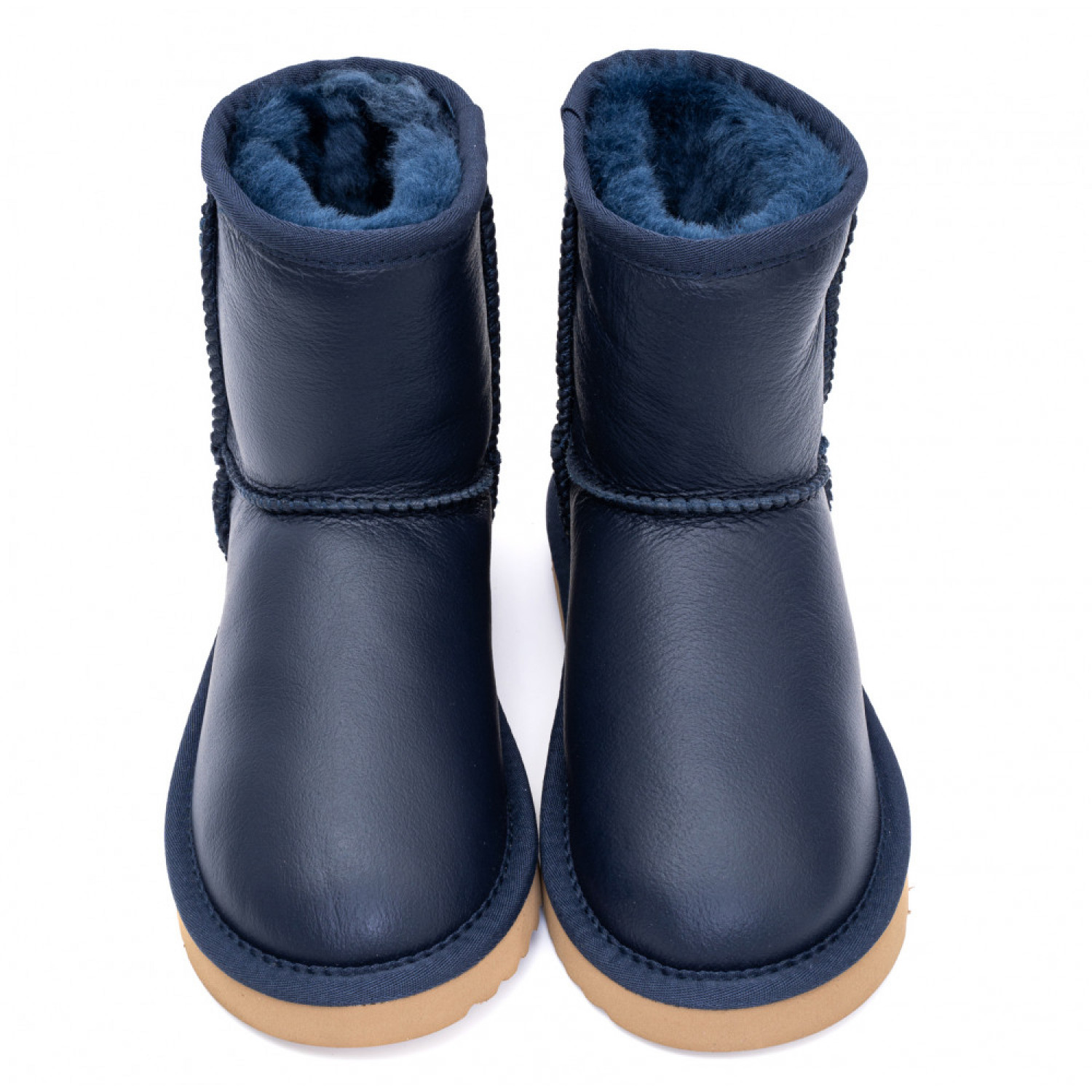 UGG Kids Classic Short Metallic - Navy